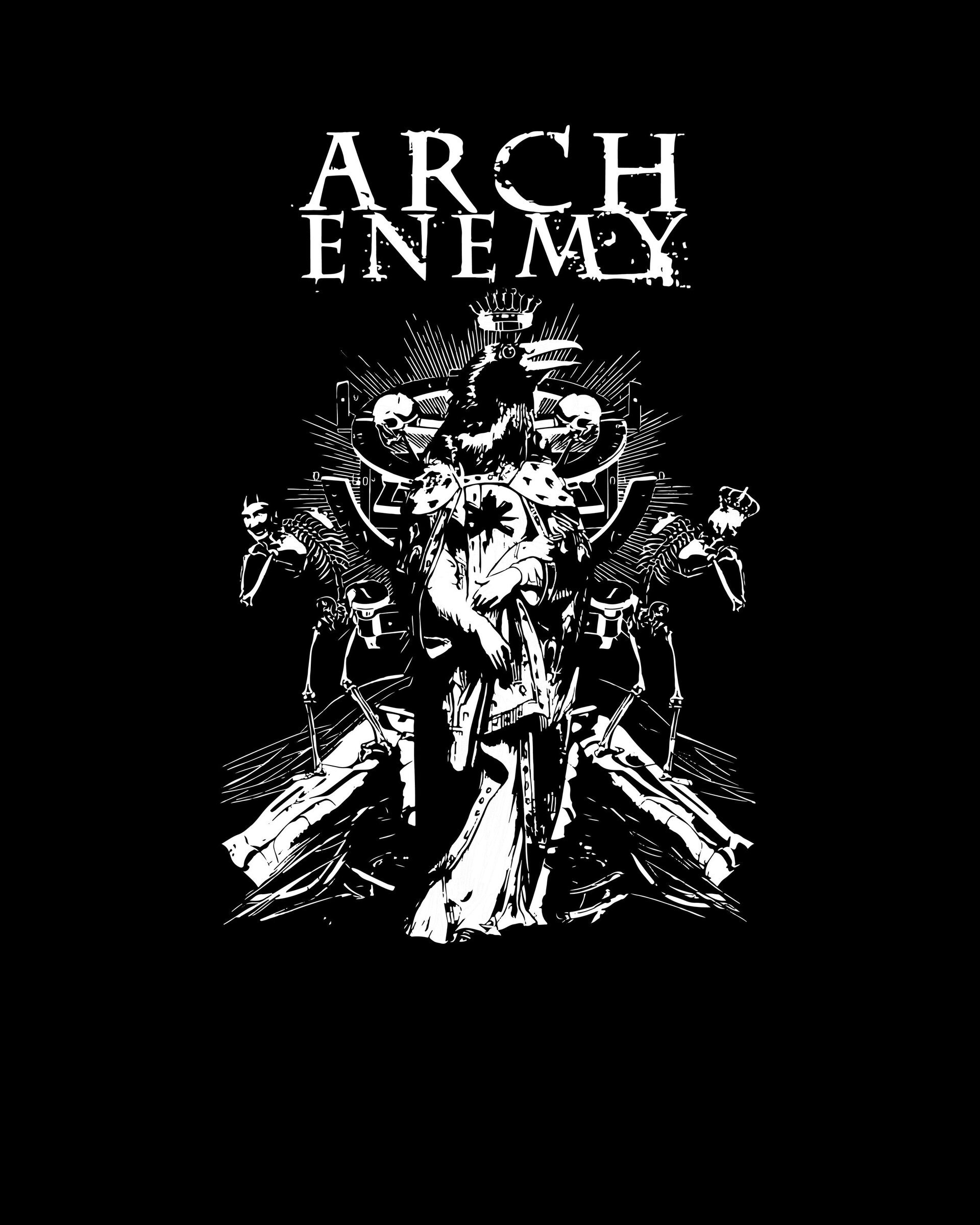 Camiseta 'Raven And Skulls' - 2